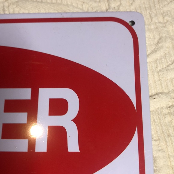 Red Danger Sign - Picture 6 of 7